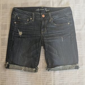 American Eagle Dark Wash Shorts